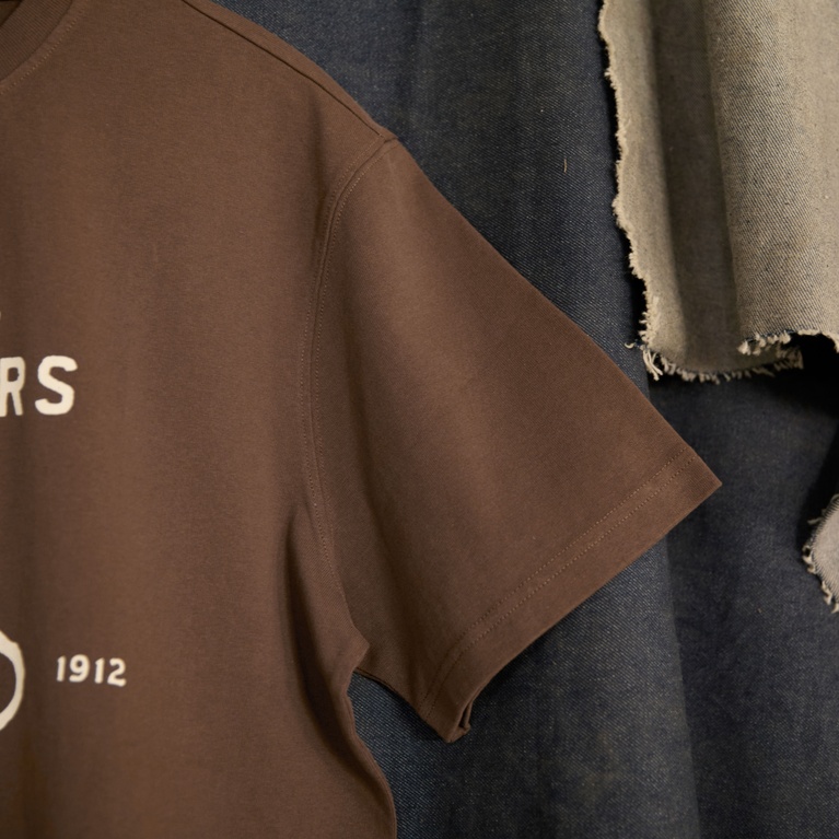 Printed Vintage Tee Brown